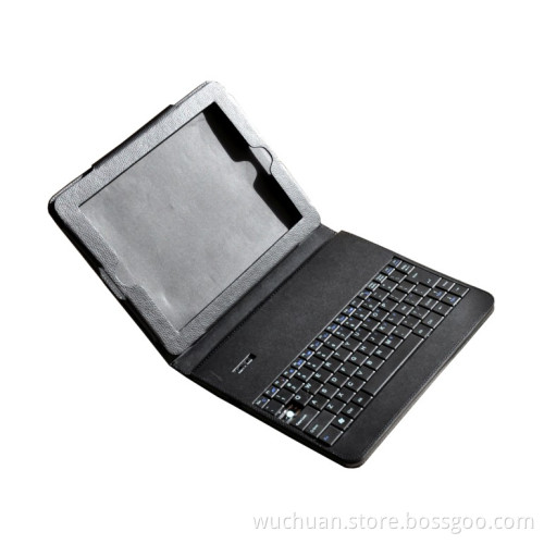 Portable size iPad holder stand with bluetooth keyboard
